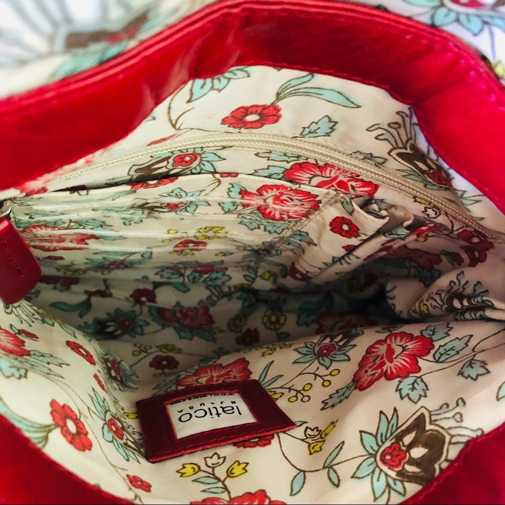 Latico Red Crossbody Bag - Picture 4 of 7